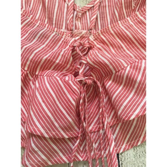 Forever 2 Striped Boho Crop Top - Picture 2 of 11